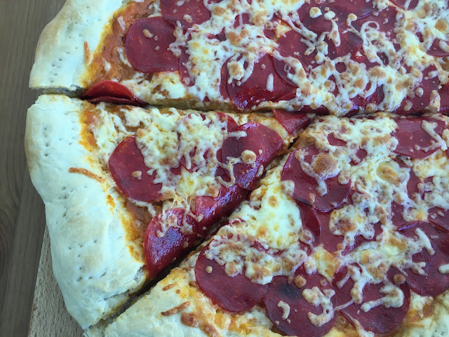 Receta de Pizza de Pepperoni 