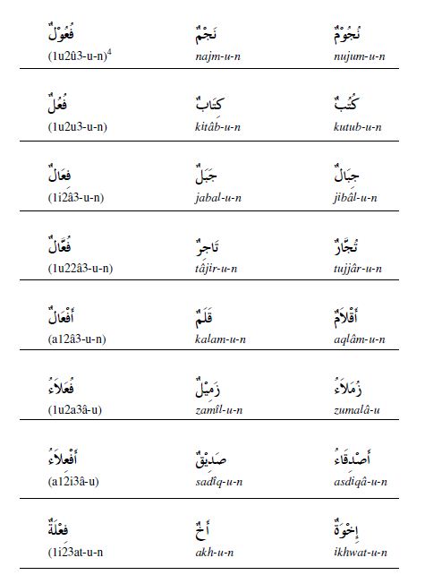 Contoh Kata Jamak Dalam Bahasa Arab Contoh Soal Dan Materi Pelajaran 7