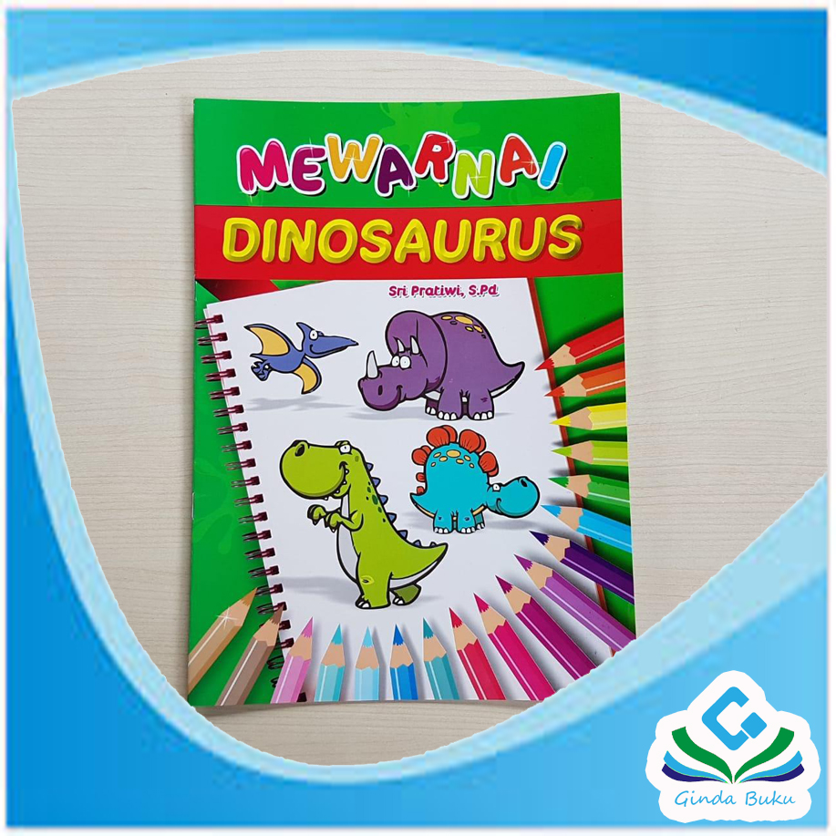  Buku  Mewarnai  Gambar  Dinosaurus Dipo Mulyo Majalah 