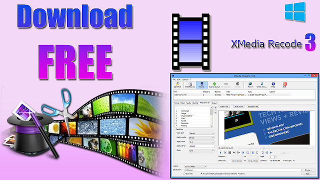 XMedia Recode 3 for Windows PC 