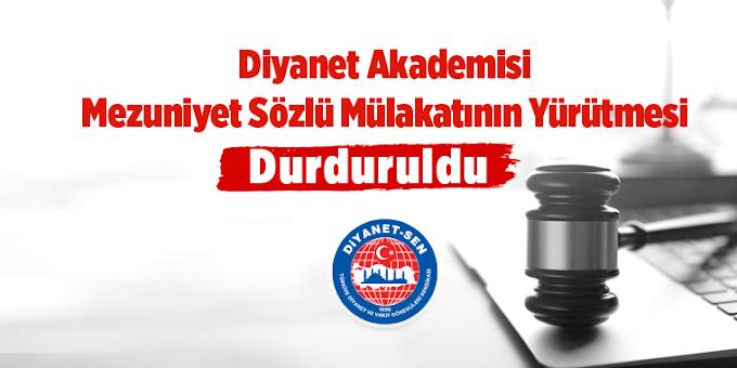 Diyanet Akademisi Bitirme Sözlüsü Hukuka Aykırı Bulundu 