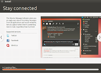 Ubuntu message indicator and social services