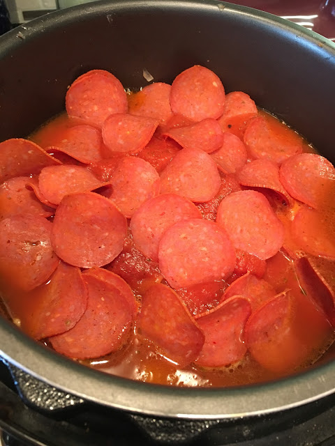 Chasing Saturdays,  easy, one pot Pepperoni Pizza Rigatoni made in the Instant Pot was a win for the family!