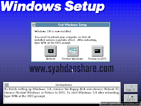 Gambar Windows Versi 3.0 by Syahdan Share