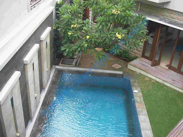 Contoh Kolam Renang Minimalis Belakang Rumah