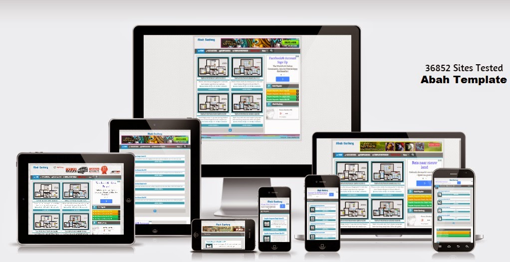 Template Responsive Abah RB Ganteng