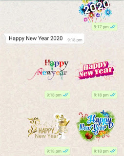 New Year Stickers for WhatsApp