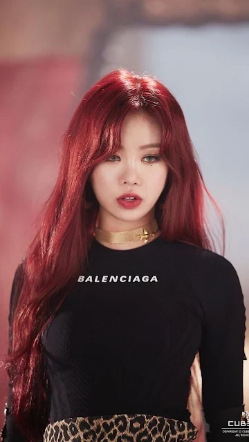 Soojin - (G)I-Dle ; Red Hair