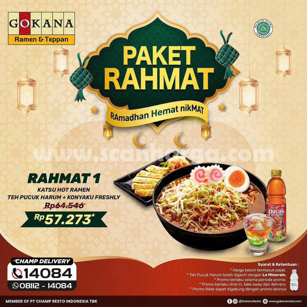 Promo GOKANA PAKET RAHMAT Ramadhan – Harga mulai Rp 53.636