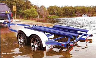 folding boat trailer