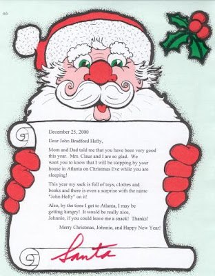 funny santa pictures. Yo this letter is from the