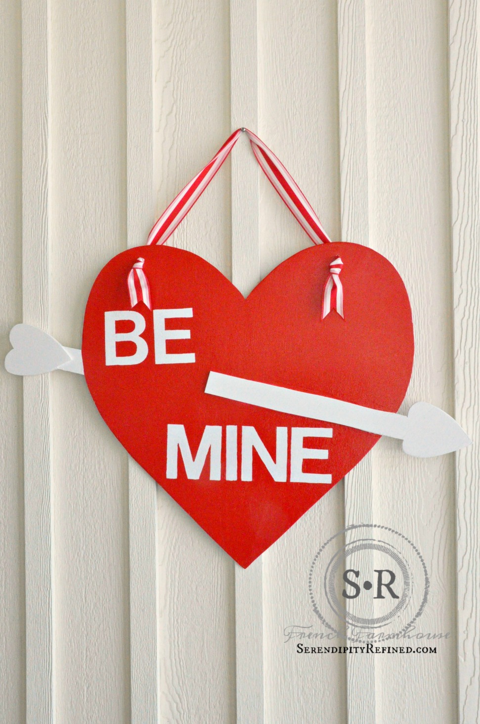 Serendipity Refined Blog: DIY Vintage Style Wood Valentine's Day Heart  Decoration Tutorial