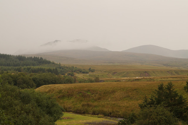 walking around Usk reservoir in Brecon Beacons National Park