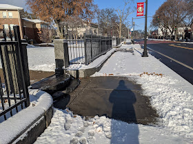 sidewalk shoveling quality varies around town
