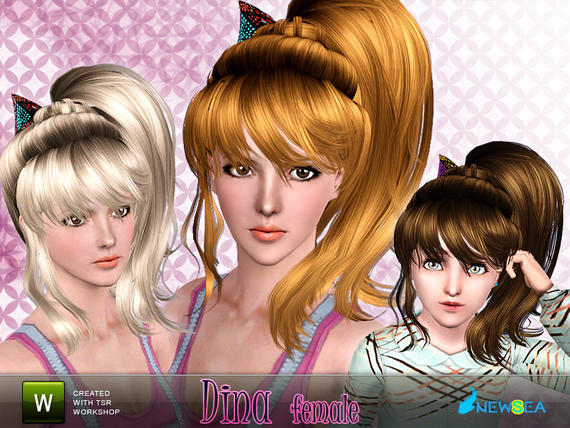 You may need to contact us for the link, Sims 2 and Sims 3 as well as. Newsea Dina Female Hairstyle. Download at The Sims Resource - Free