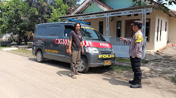 Patroli Sambang Desa, Anggota Polsek Cantigi Ajak Warga Jaga Kamtibmas