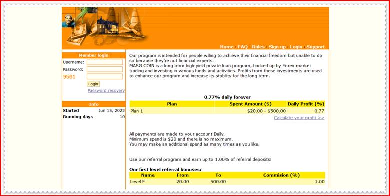 Мошенническая ловушка masg-coin.biz – Отзывы, развод, лохотрон? Мошенники