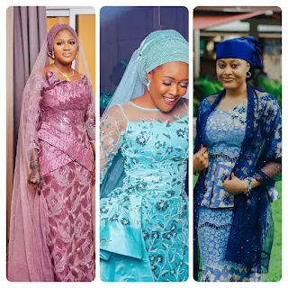 modern and latest hausa lace styles