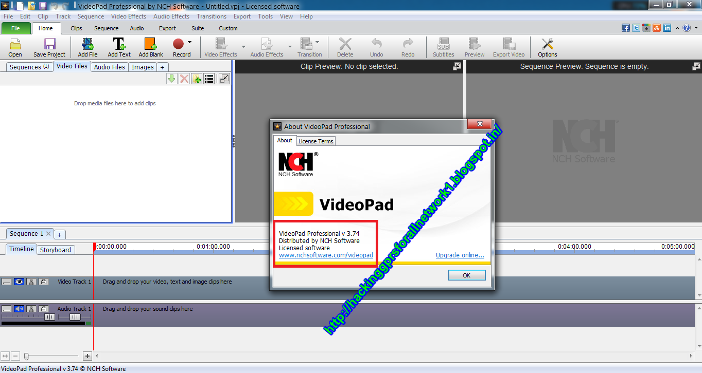 hackinggprsforallnetwork: VideoPad Video Editor v3.74 incl ... - 1364 x 726 png 151kB