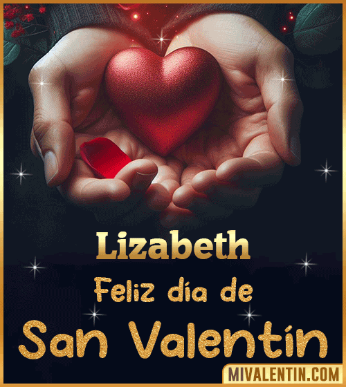 Gif de feliz día de San Valentin Lizabeth