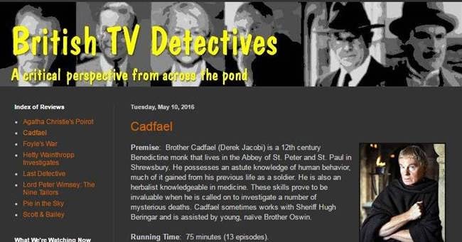 Classic Film and TV Café: Introducing Our New Blog: British TV Detectives