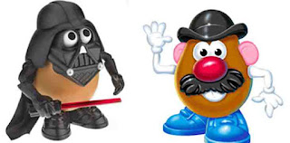 Mr Potato Head as Darth Vader and Mario