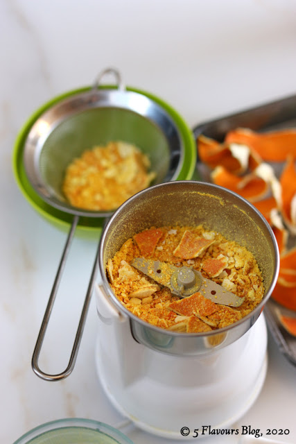 Orange Peel Powder Preparation