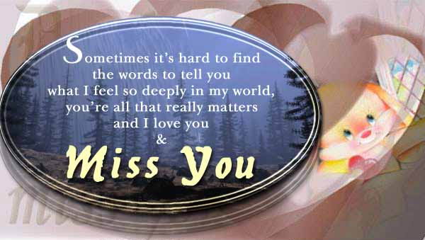 Miss And Love U. i miss you love poems. missing