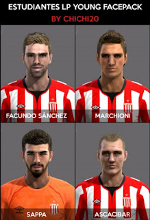 Faces: Ascacibar, Facundo Sanchez, Julian Marchioni, Sappa, Pes 2013