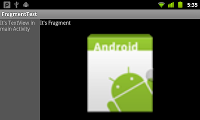 Fragment on Nexus One running Android 2.3.6