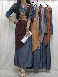 Maxi Denim Selendang fit to L