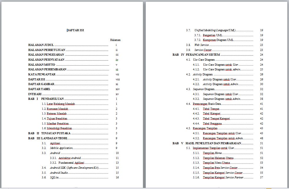 Download Format Daftar Isi Ms Word - "Welcome to my Blog"