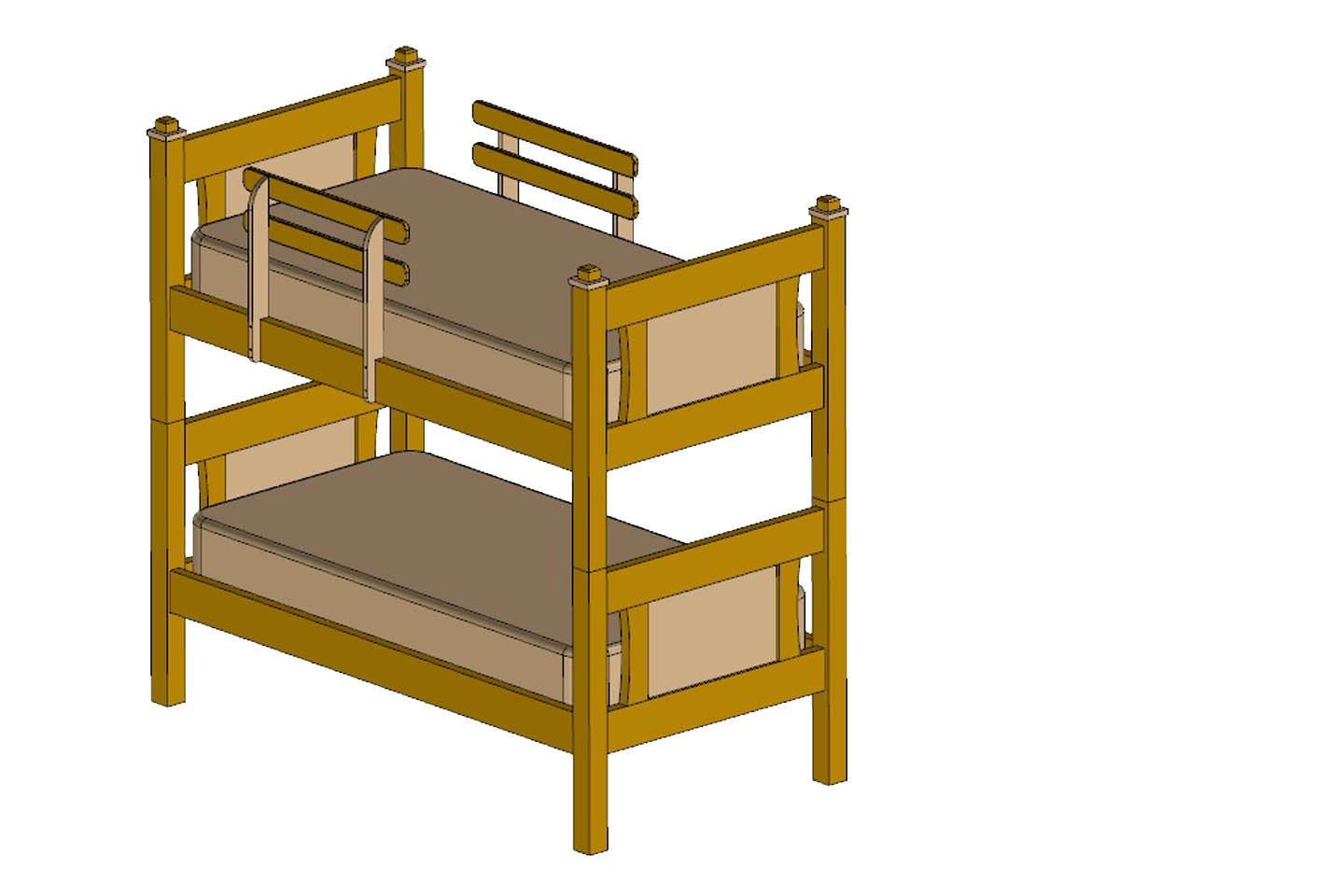 Designing for Wood: Bunk Bed