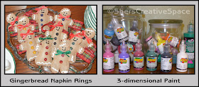 using 3-dimensional paints, fabric paints, craft tips, sewing tips