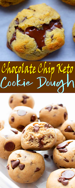 Chocolate Chip Keto Cookie Dough, Chocolate Chip Muffins