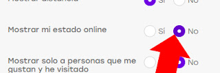 Como ocultar que estas en linea en Badoo