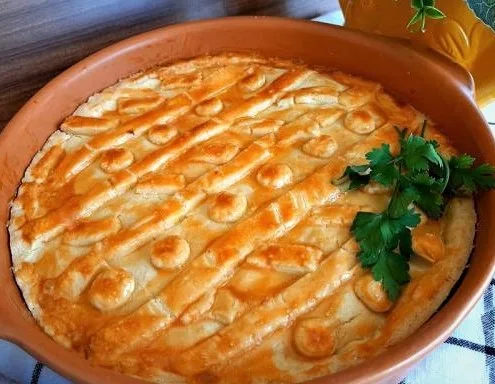 Creamy chicken pie recipe