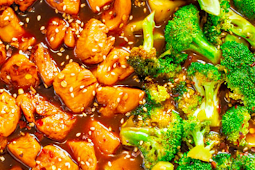 Skinny 15-Minute Sesame Chicken and Broccoli