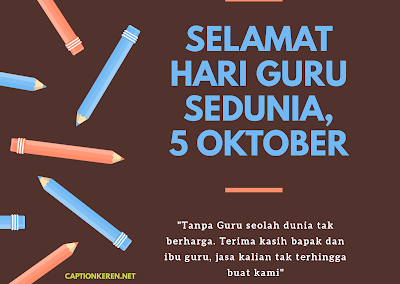  ucapan selamat hari guru sedunia 2020