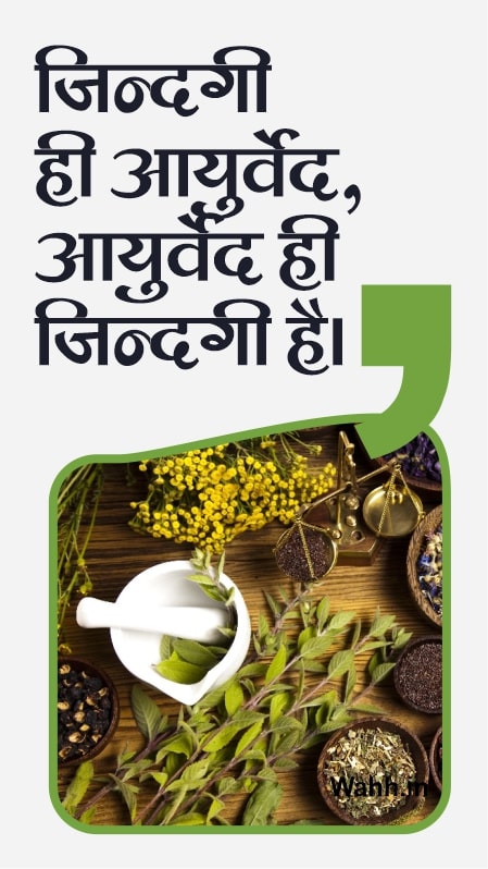 Small quotes on Ayurvedic