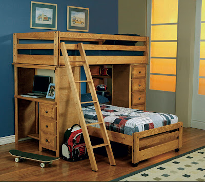 Twin over Twin Loft Bed CR-460141