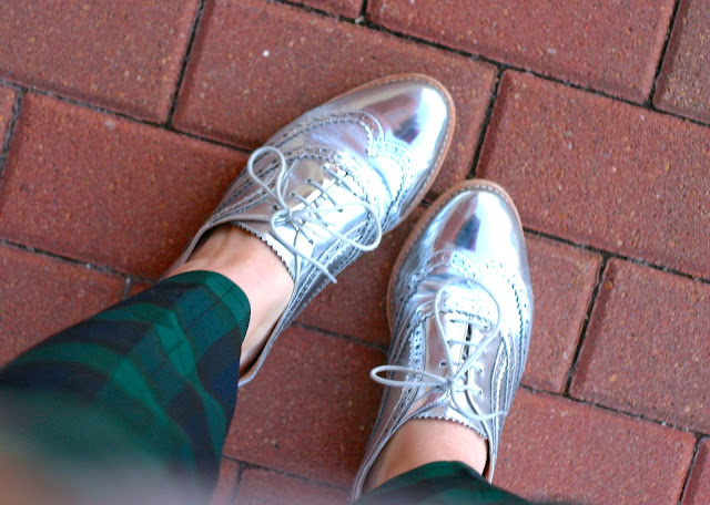 sam edelman metallic oxfords