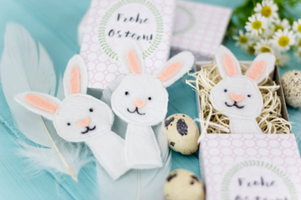 Osterhase nähen: Geschenkidee zu Ostern