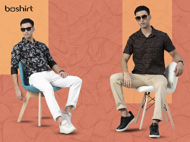 Cotton Printed Shirts for Men