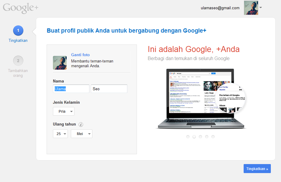 cara membuat blog di blogger