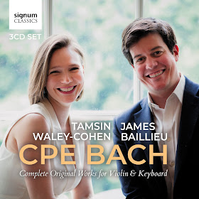 Tamsin Waley-Cohen & James Baillieu - CPE Bach - Signum Classics