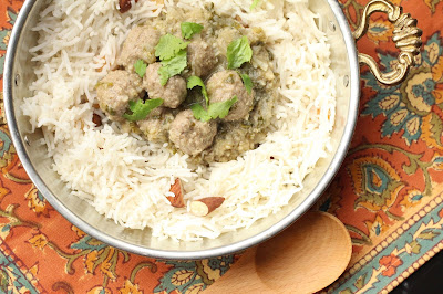 curry vert de goa aux boulettes