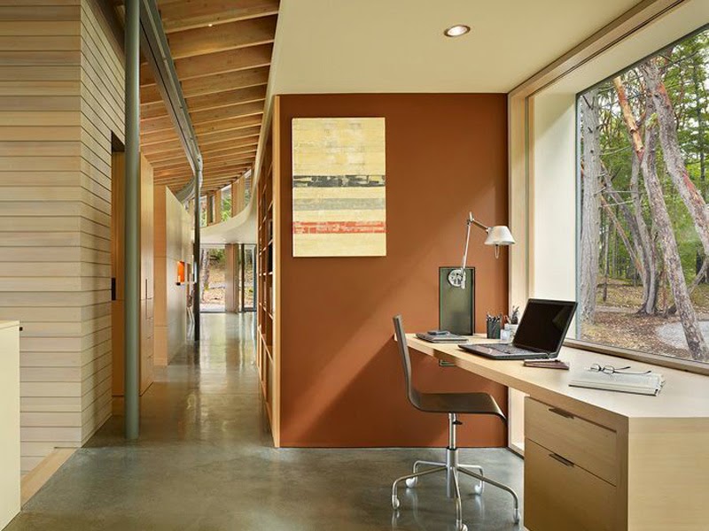 Wooden Modern Office Interior Design
