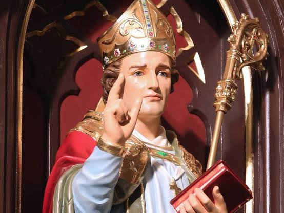 Saint of the day April 11, saint Stanislaus bishop of Krakow, patron saint of Poland