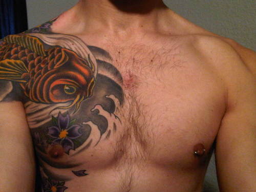 Hottest uppermost chest tattoos